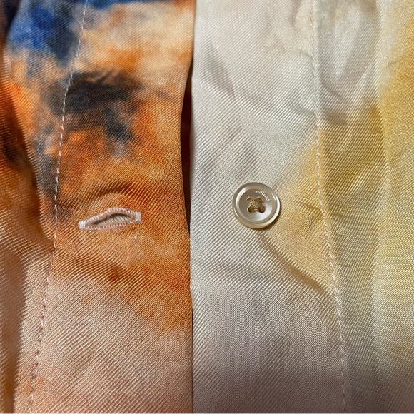 Aritzia Le Fou Wilfred Celestine Silk Long Sleeve Button Down - Picture 3 of 6